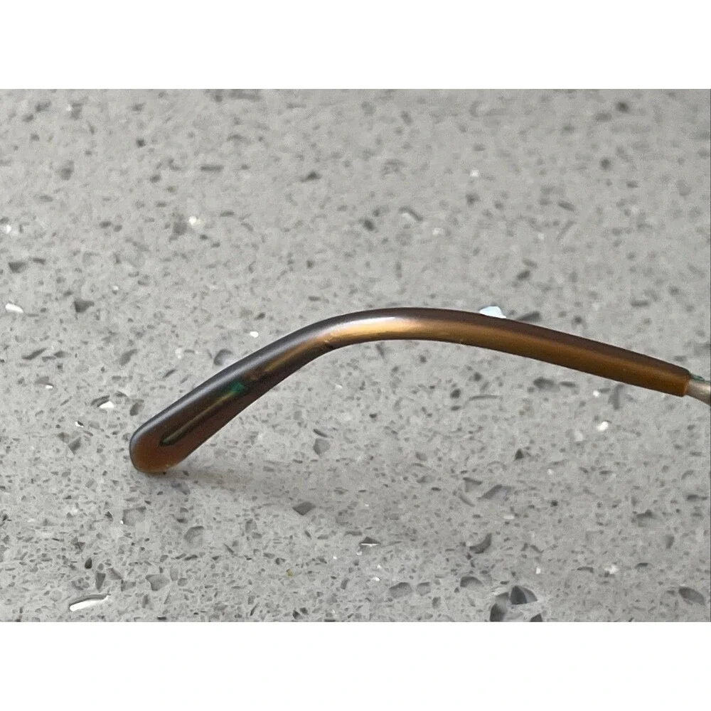 Alfred Sung Italy BRZ CEN 50-19-130 Metal Full Rim Eyeglasses Frames ONLY Bronze